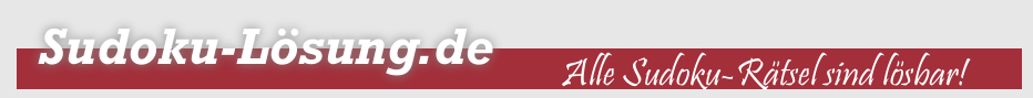 SUDOKU-Lösung.de - alle Sudoku-Rätsel sind lösbar!
